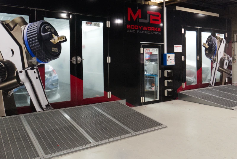 MJB Bodyworks Maroochydore smash repair spray booth